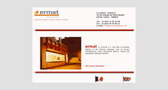 Desktop Screenshot of ermat-industries.com